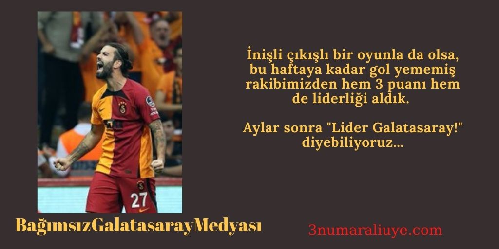 Özlediğimiz Liderlik Geri Geldi, Darısı Şampiyonluğa!