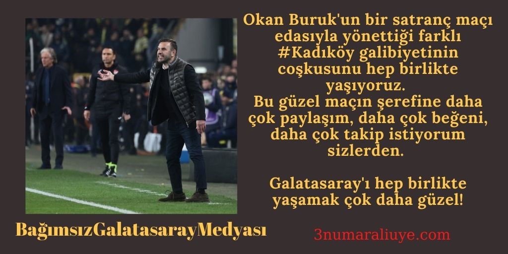 Okan Buruk, Jesus'un Reçetesini Yazdı!