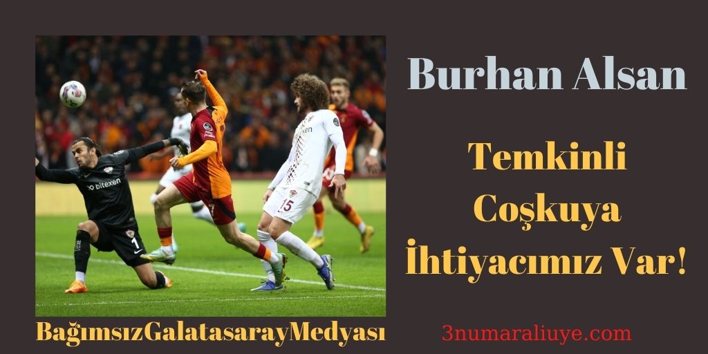 Temkinli Coşkuya İhtiyacımız Var!