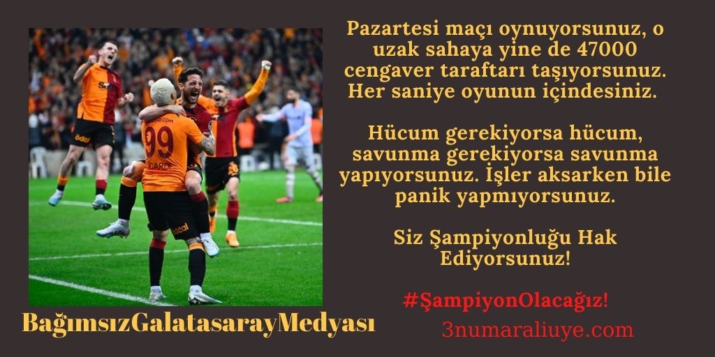 Şanlı Galatasaray'ın Şanlı Yürüyüşü!