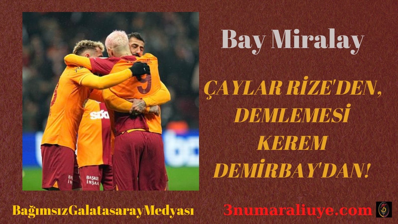 ÇAYLAR RİZE'DEN, DEMLEMESİ KEREM DEMİRBAY'DAN!