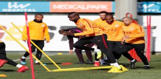Galatasaray'ın yeni transferleri antrenmanda